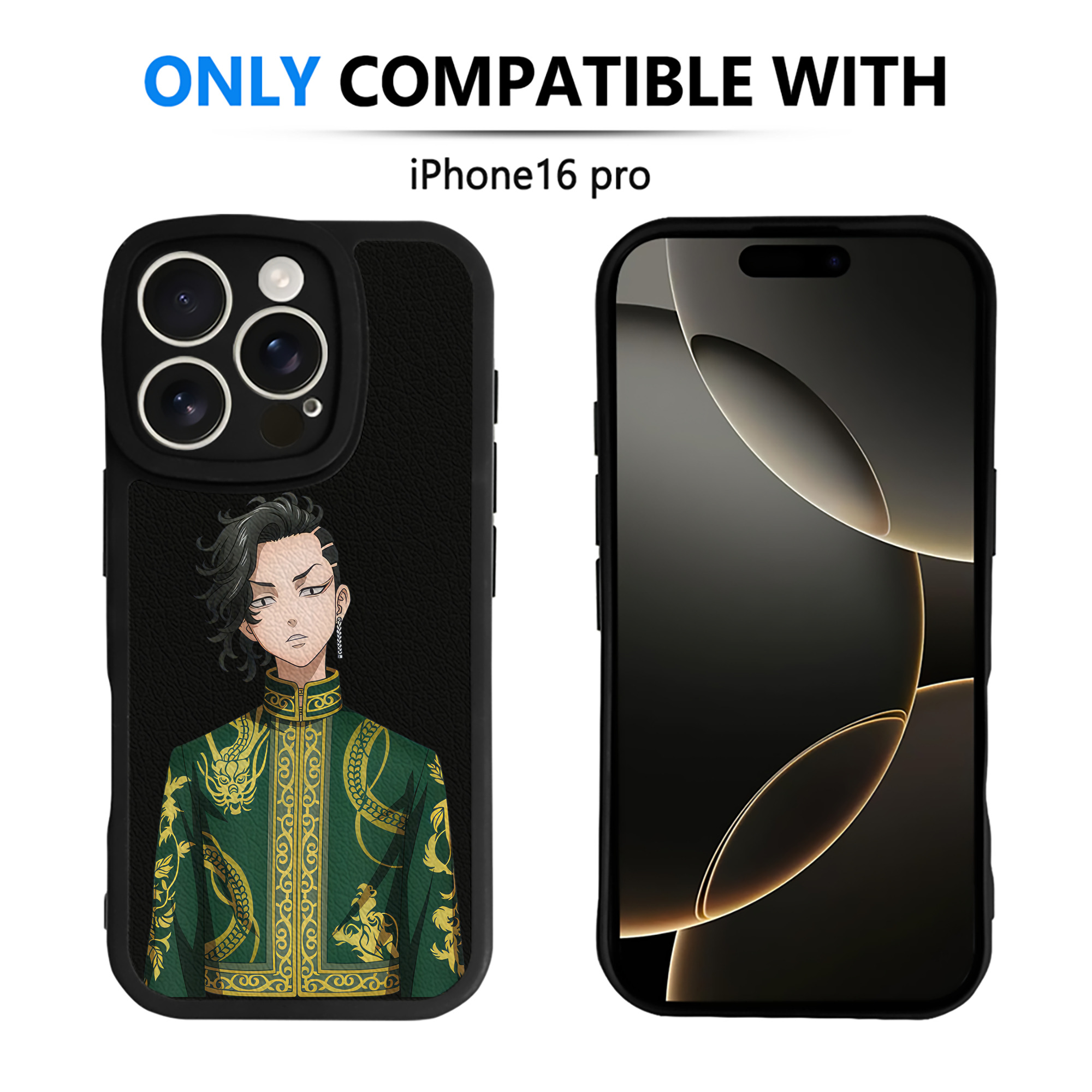 （画像用） 東京リベンジャーズ Tokyo Revengers 【iPhone 16シリーズ対応】シリコンスマホケース（レザー調） 材質：シリコン